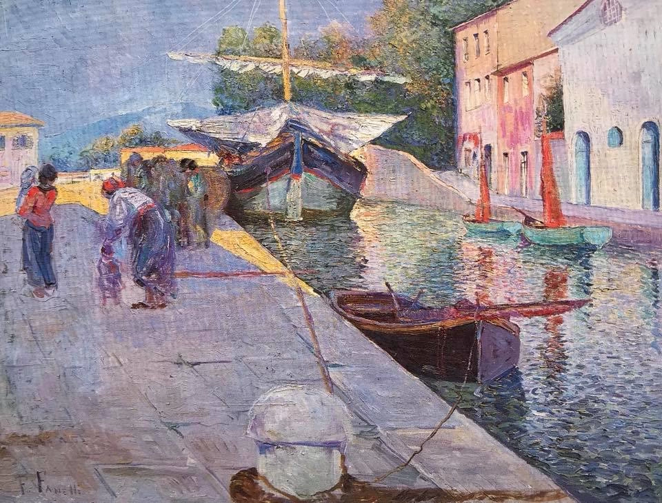 Vecchia darsena a Viareggio, 1908